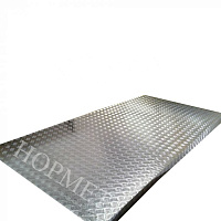Лист алюминиевый 3.5х1000х3400, рифление квинтет, марка АМГ3Н2Р в Сургуте цена
